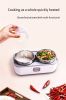 1pc Electric Lunch Box; Food Heater; Portable Food Warmer ; Self Heating; Stainless Steel Food Container; Heated